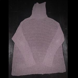Aerie Purple Turtleneck Sweater
